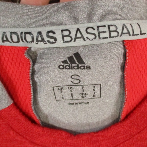 University Of Louisville Sweater Men's Small Red White Crewneck Adidas‎ Baseball - Picture 5 of 7